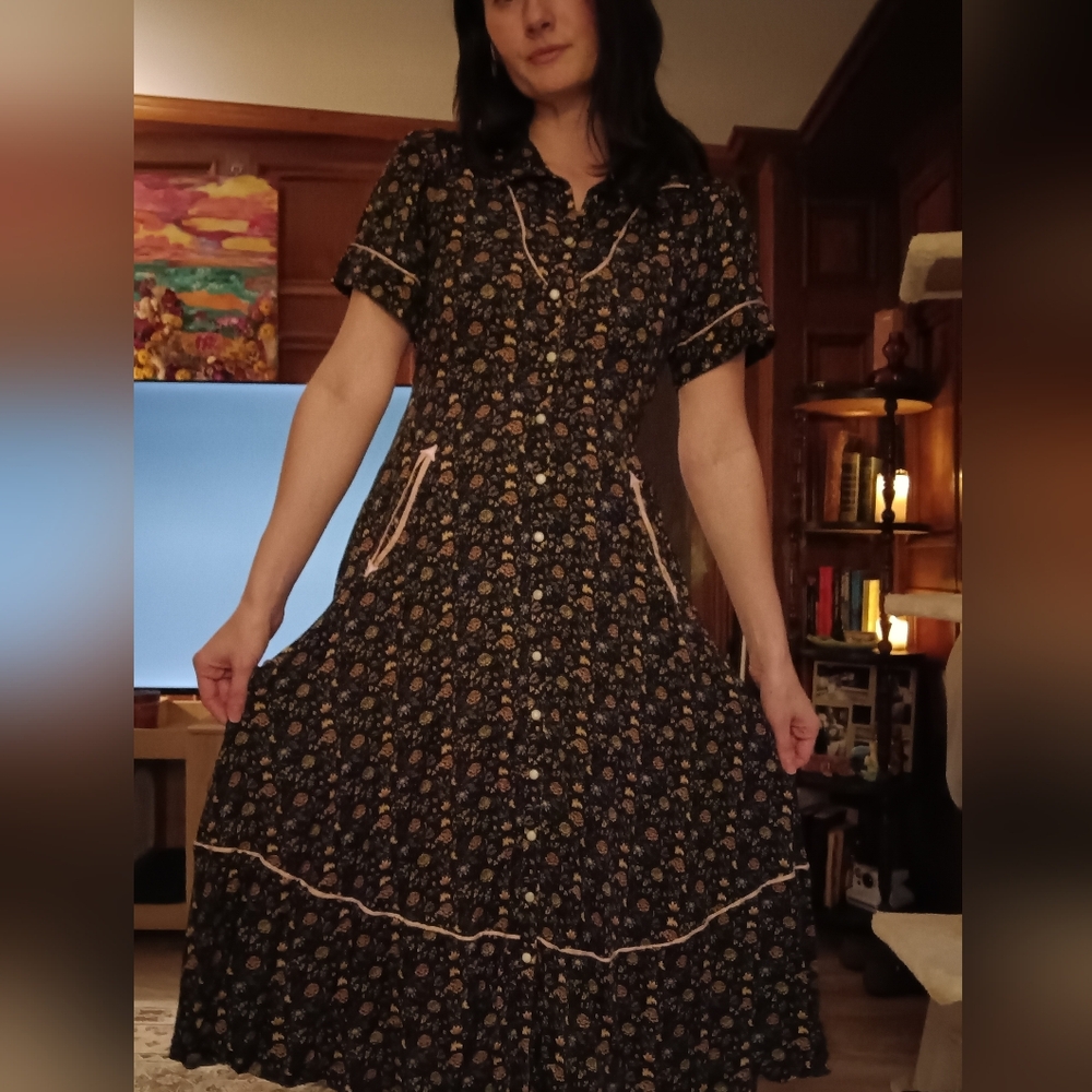 Western Pearl Snap Dress